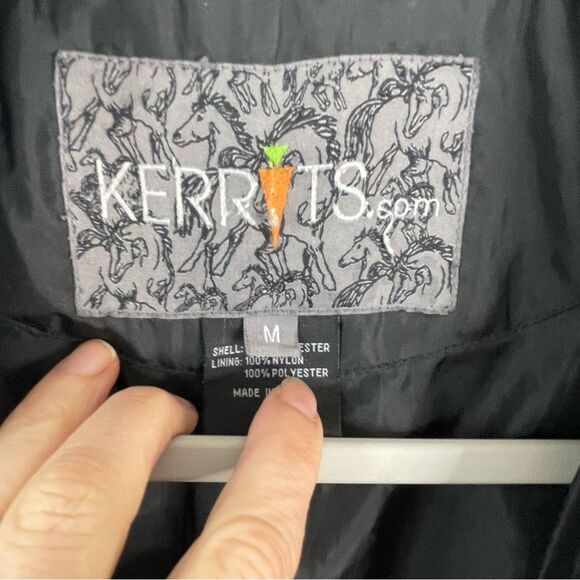 Womens Kerrits Quilted Equestrian Lightly Insulated Gray Jacket sz. Medium #AD - Picture 3 of 12